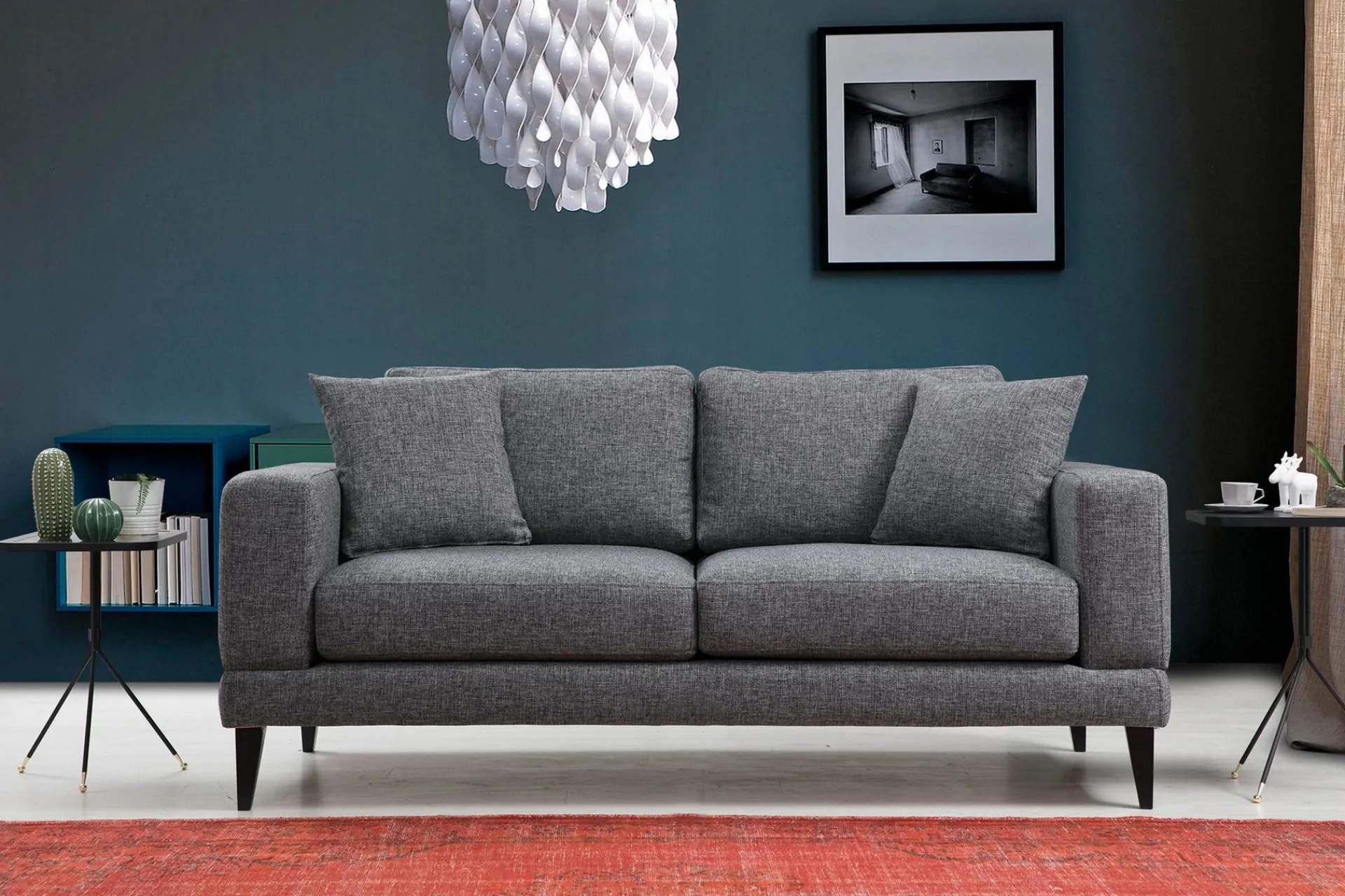 2 Seter Sofa-Bitanya 2-Seter Sofa Grey