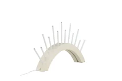 Venture Home Nattbordslampe|Bordlampe-Björnrike Adventsstake 30 cm Beige