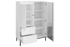 Vitrineskap|Skap-Bjurholm Vitrineskap 104x146 cm Svart