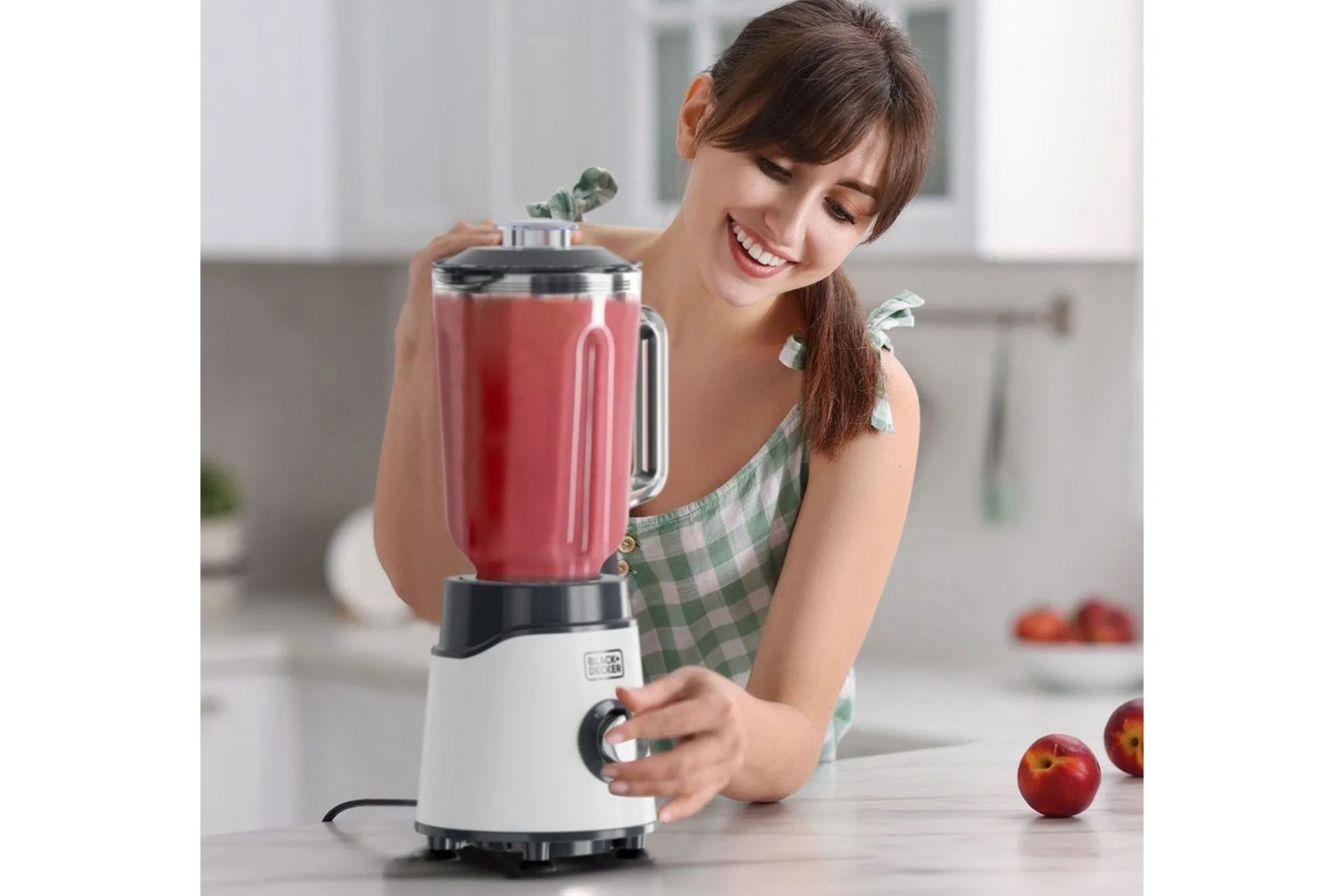Black+Decker Produkter For Å Blande & Hakke|Kjøkkenutstyr-Blender 750W Hvit