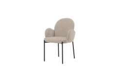 Venture Home Karmstoler-Bloom Spisestuestol Beige