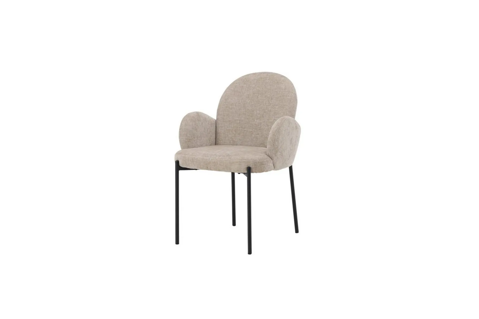 Venture Home Karmstoler-Bloom Spisestuestol Beige