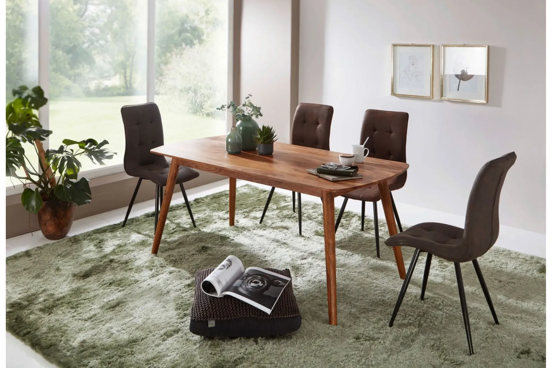 Wohnling Spisebord & Kjøkkenbord-Bodhin Spisebord 120 cm Tre/Natur