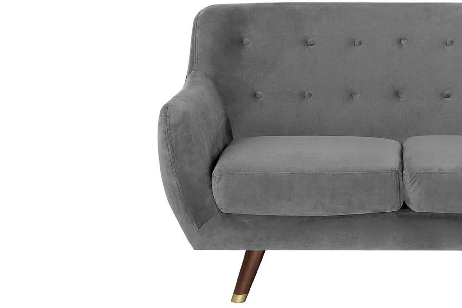 2 Seter Sofa|Velour Sofa & Fløyel Sofa-Bodo Sofa 2-Seter Ljusgrå