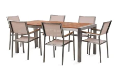 Spisegrupper Hage-Bofors Spisegruppe + 6 Rottingstoler Beige