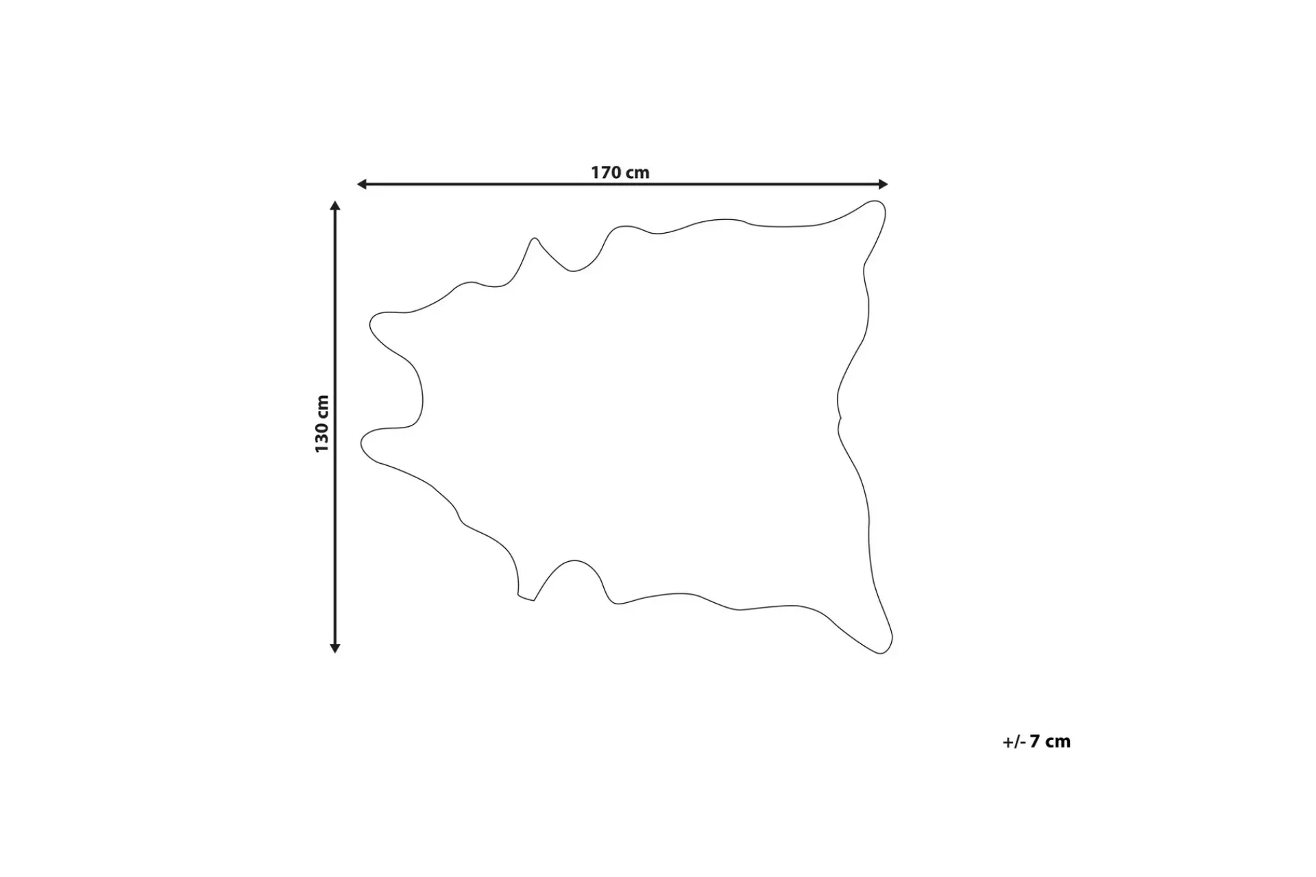 Skinn & Pelstepper-Bogong Skinnteppe 130x170 cm Brun