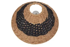 Nattbordslampe|Bordlampe-Boieba Bordlampe 40 cm E27 Svart,Natur
