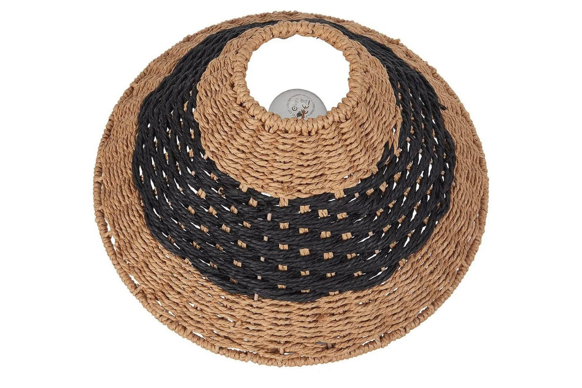 Nattbordslampe|Bordlampe-Boieba Bordlampe 40 cm E27 Svart,Natur