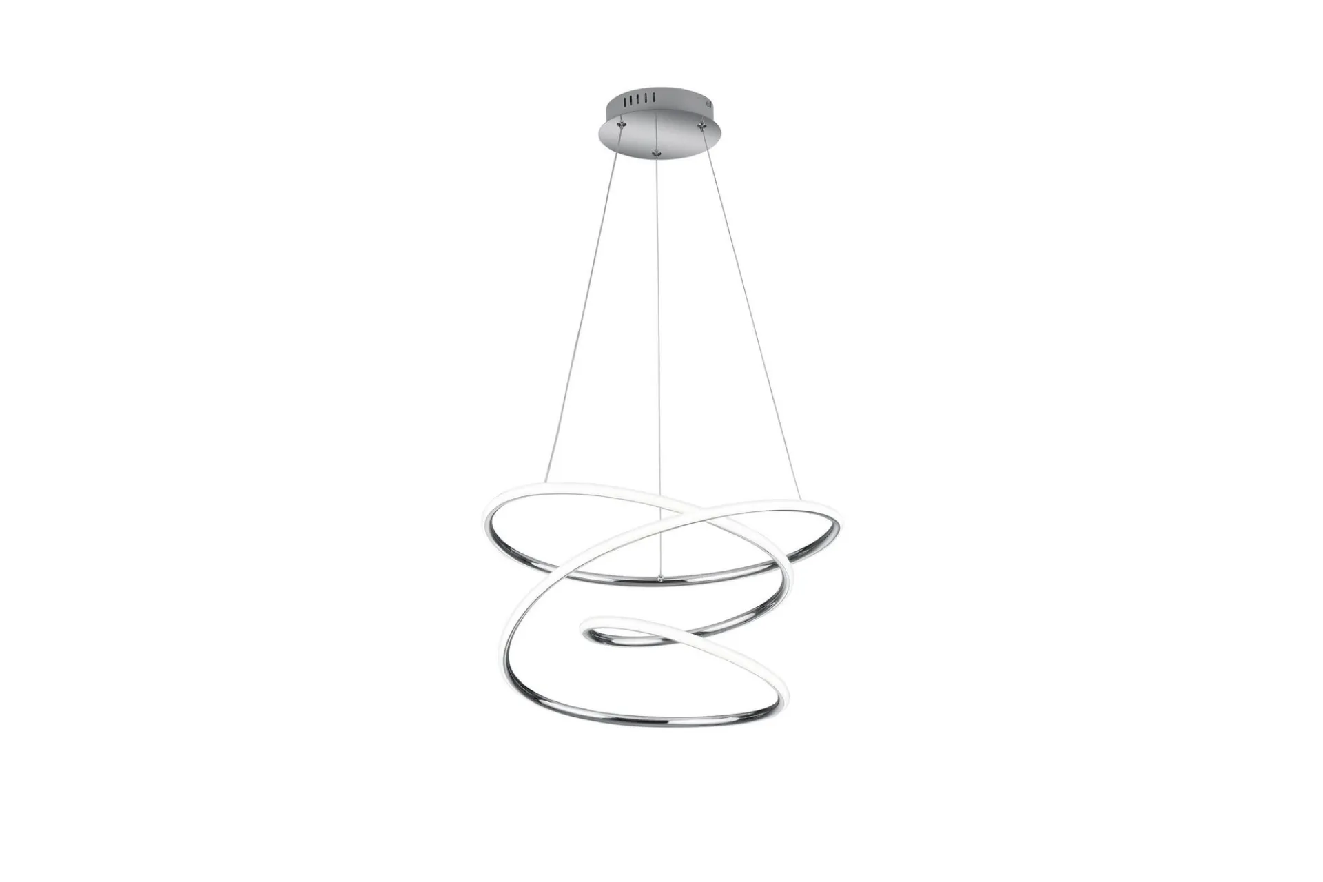 Trio Lighting Taklampe|Kjøkkenlampe-Bologna LED-Hengelampe Krom