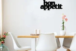 Skilt|Rammer-Bon Appetit 2 Veggdekor Svart
