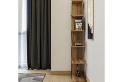 Bookshelf Pine|Svart