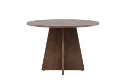 Venture Home Spisebord & Kjøkkenbord-Bootcut Rundt Lite Spisebord 110 cm Mocca