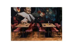 WOOOD Bordben Bistro Dobbel Firkantrør