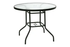 Bord DUBLIN D90xH71cm Transparent glass