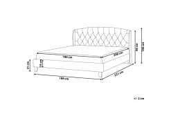 Bedly Sengeramme & Sengestamme-Bordeau Dobbeltseng 180 | 200 cm Beige