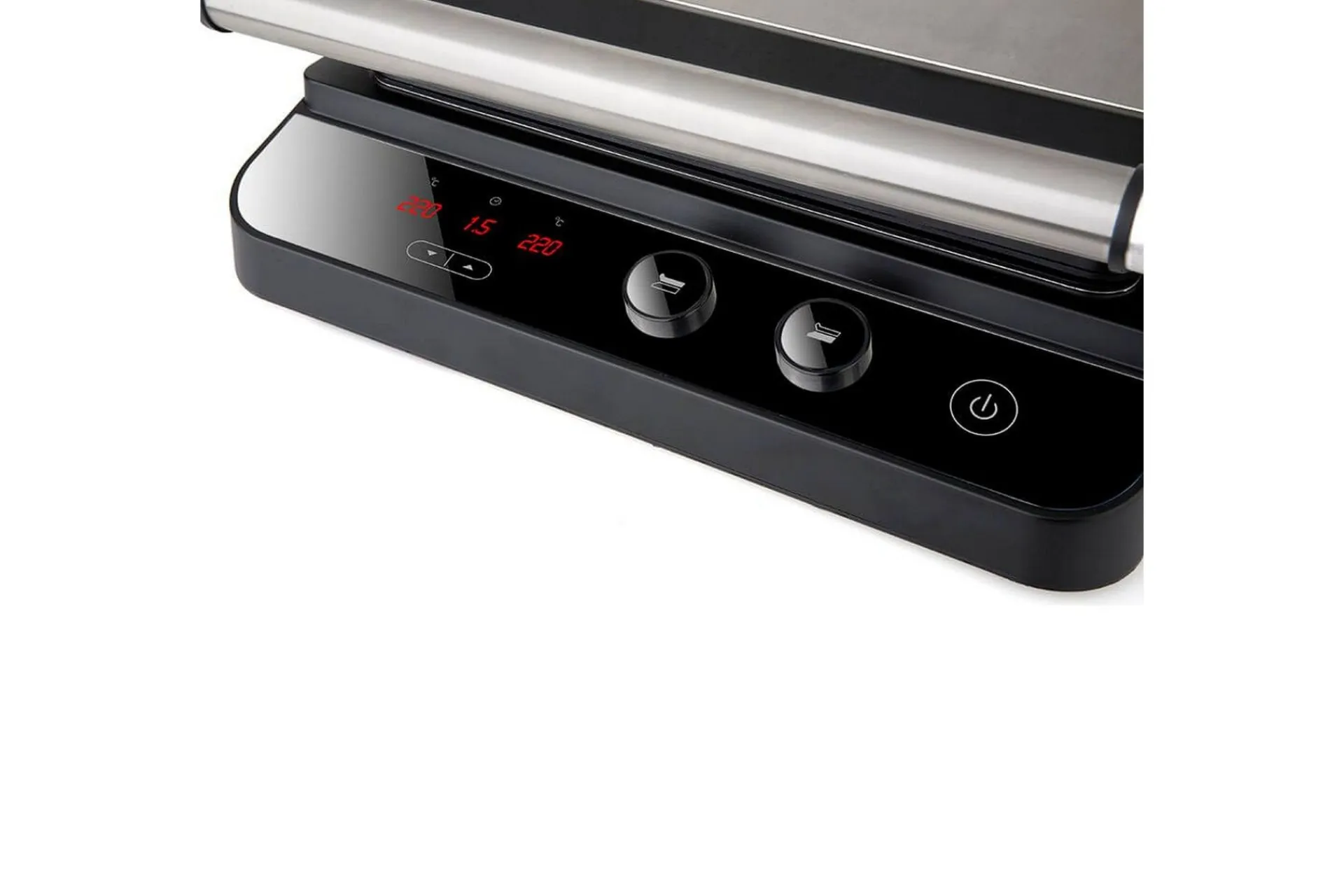 Black+Decker Bordgrill Børstet Stål Temp Kontroller 2000W