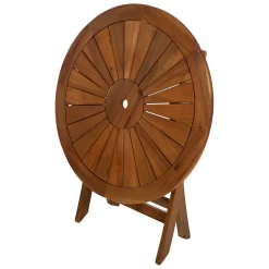 Bord HOME4YOU Fabiola D80x72 cm Akasie