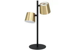 Bordlampe-Bordlampe Eglo Altamira Svart/Messing Svart,Gull,Hvit