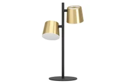 Bordlampe-Bordlampe Eglo Altamira Svart/Messing Svart,Gull,Hvit