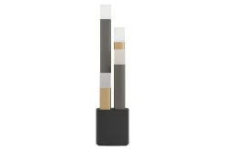 Eglo Bordlampe-Bordlampe Estanterios Grå/Brun med 4 Lamper Svart,Brun