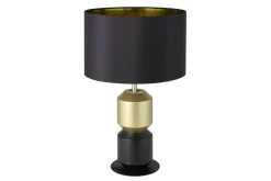 Eglo Nattbordslampe|Bordlampe-Bordlampe Laurignano Svart/Gull Svart,Messing