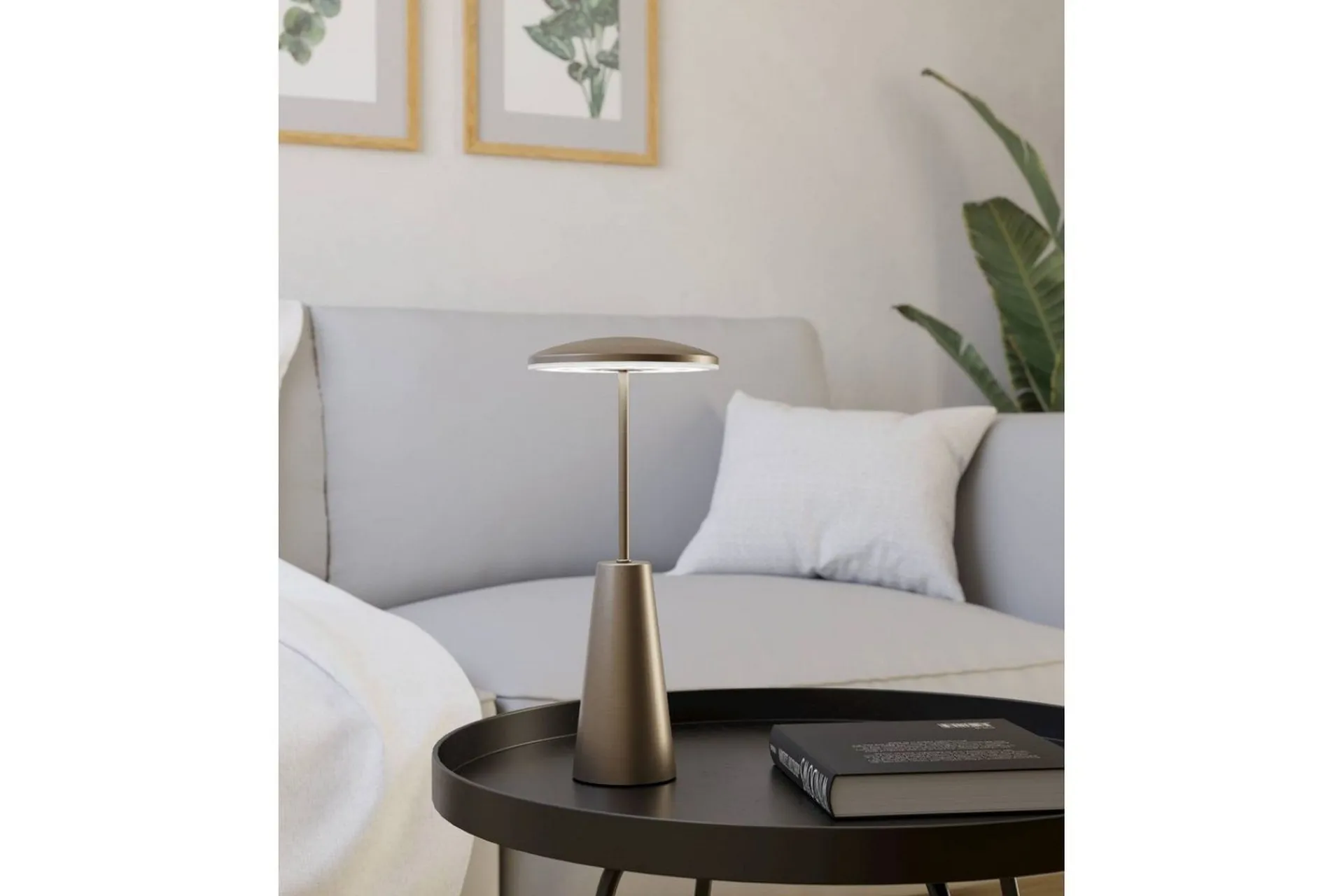 Eglo Bordlampe-Bordlampe Piccola med touch mørk Bronse