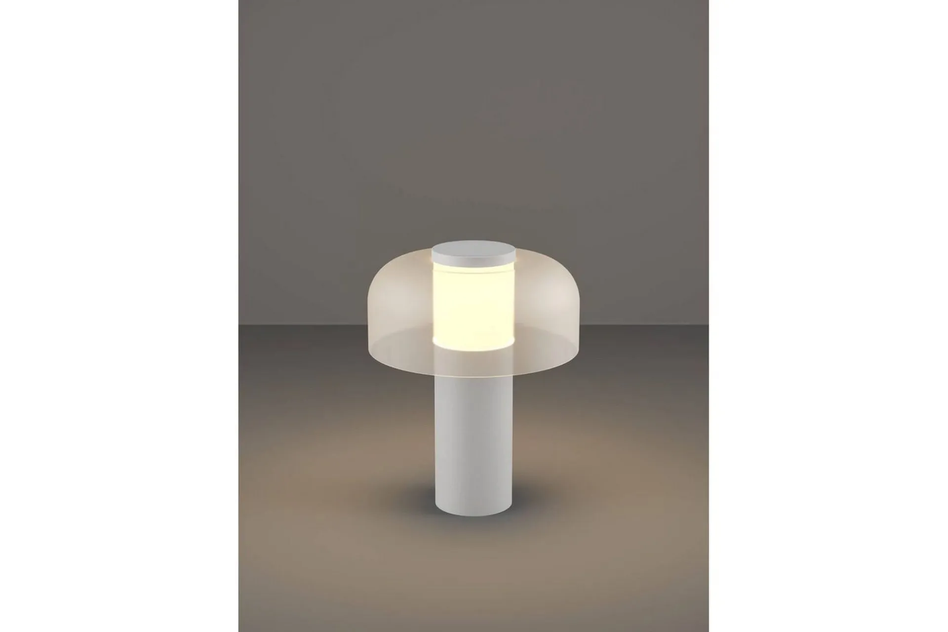 Eglo Nattbordslampe-Bordlampe Ponente med Touch /Satineret Hvit