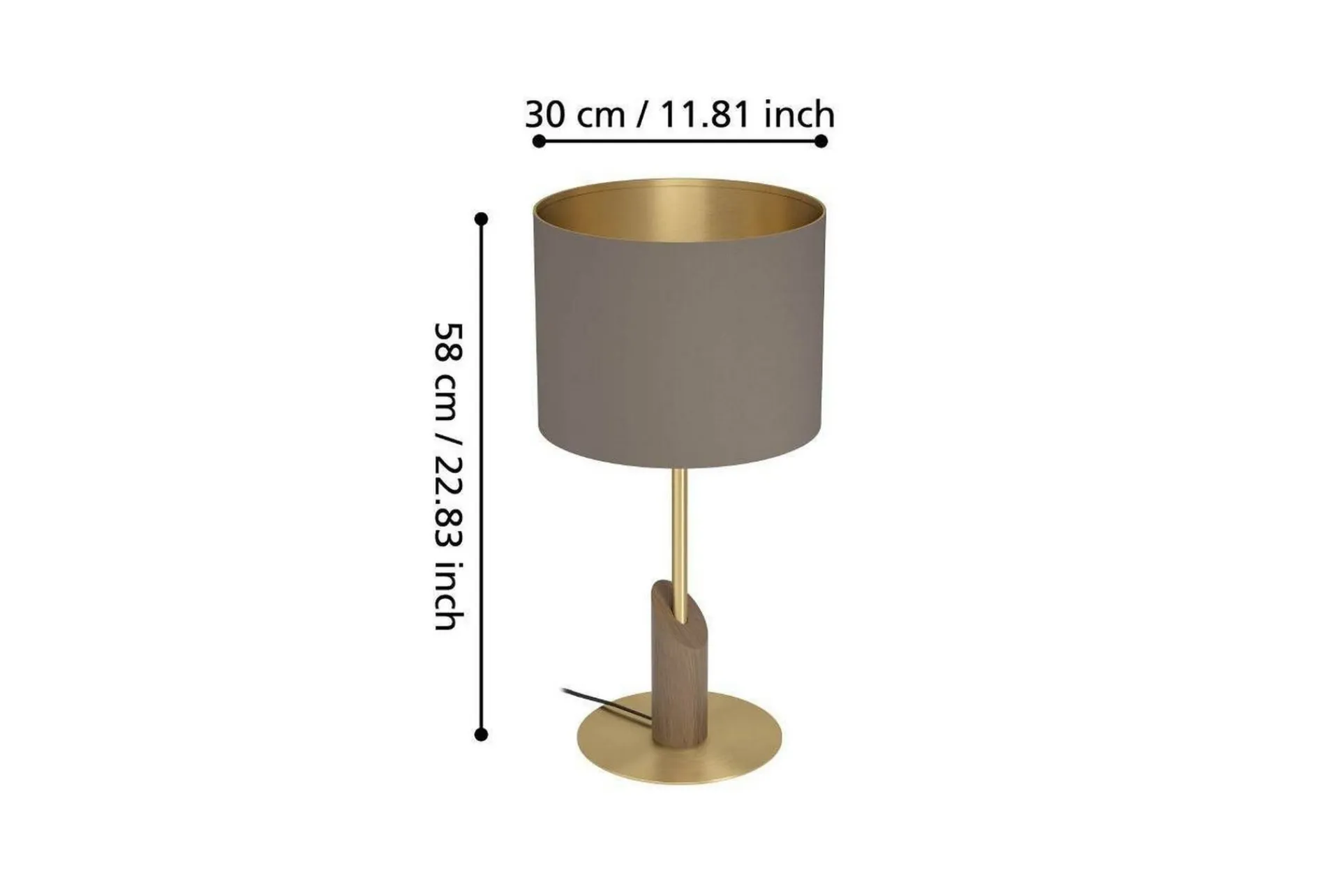 Eglo Bordlampe Santandria Cappuccino