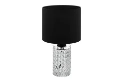 Bordlampe-Bordlampe Eglo Sapuara Svart Krystall Svart,Hvit