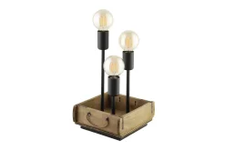 Eglo Bordlampe-Bordlampe Wootton Brun,Svart