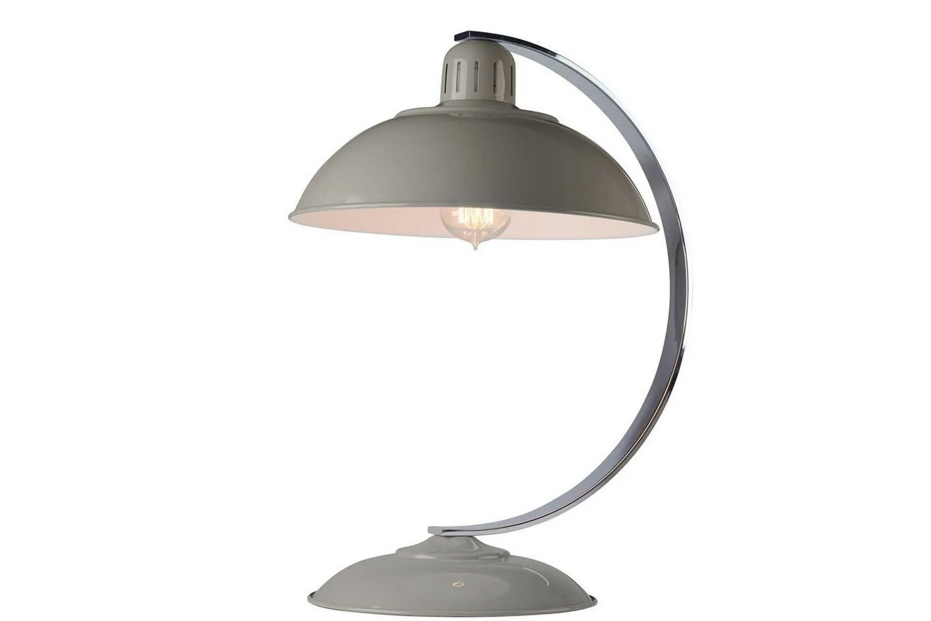 Nattbordslampe|Bordlampe-Bordlampe Elstead Lighting Franklin Presenning Grå Grafittgrå