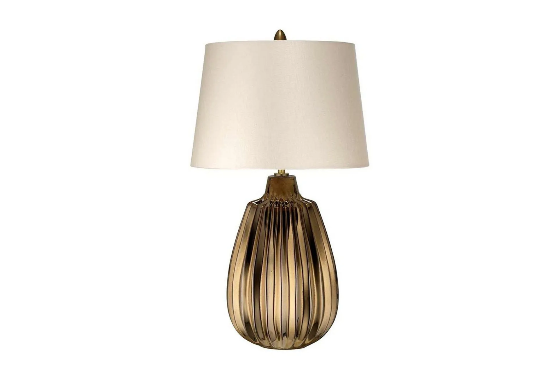 Nattbordslampe|Bordlampe-Bordlampe Elstead Lighting Newham Bronse,Elfenben