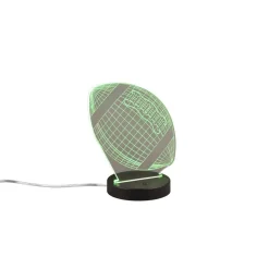 Trio Lighting Barnelampe-Bordlampe Fotball Mattsvart