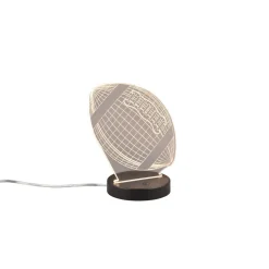 Trio Lighting Barnelampe-Bordlampe Fotball Mattsvart
