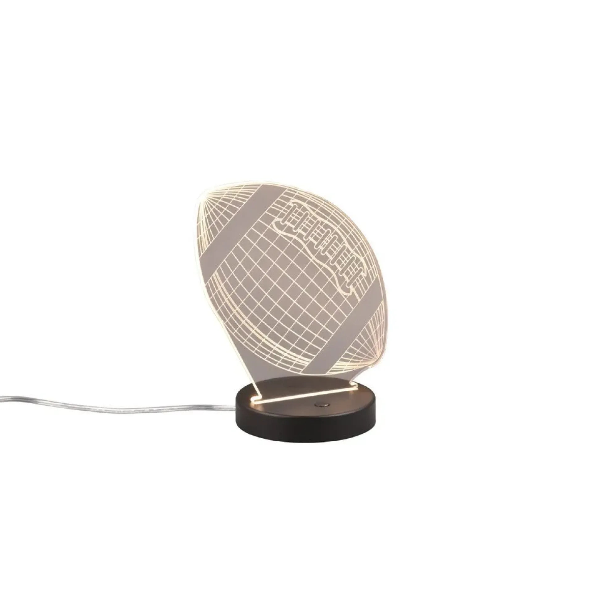 Trio Lighting Barnelampe-Bordlampe Fotball Mattsvart