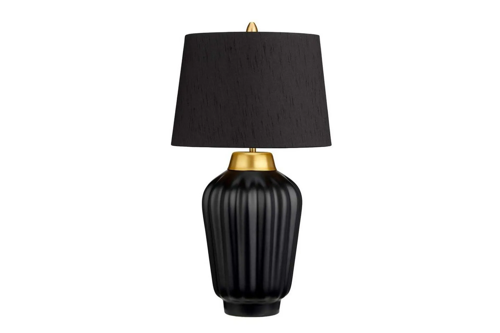 Nattbordslampe|Bordlampe-Bordlampe Quintiesse Bexley Svart,Messing