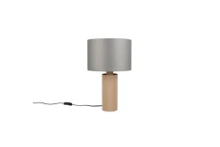 Trio Lighting Nattbordslampe|Bordlampe-Bordlampe TRIO Canio 48 cm Natur