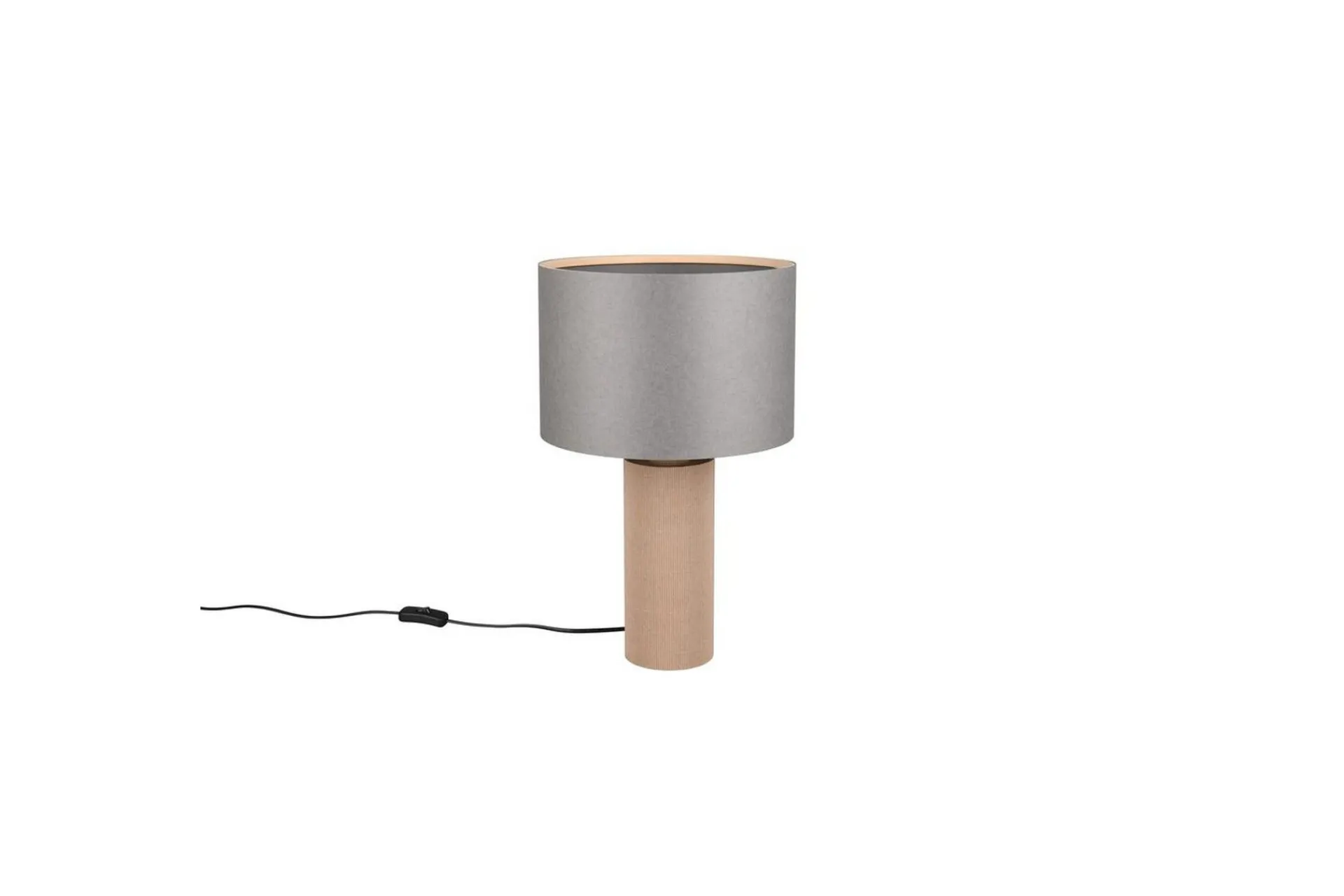 Trio Lighting Nattbordslampe|Bordlampe-Bordlampe TRIO Canio 48 cm Natur