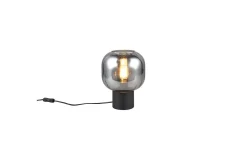 Trio Lighting Nattbordslampe|Bordlampe-Bordlampe TRIO Diva Matt /krom Svart