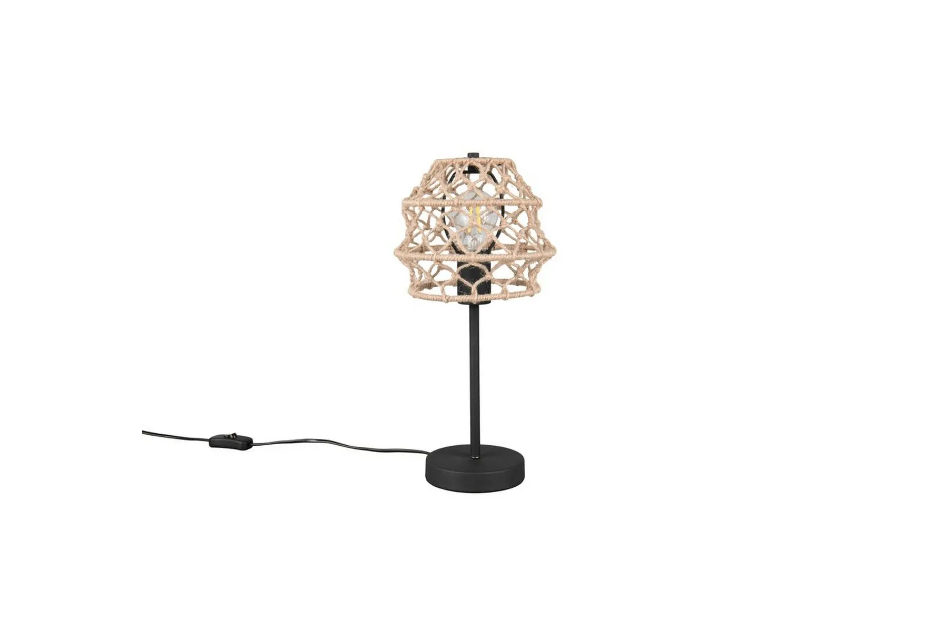 Trio Lighting Nattbordslampe|Bordlampe-Bordlampe TRIO Hive Kullgrå