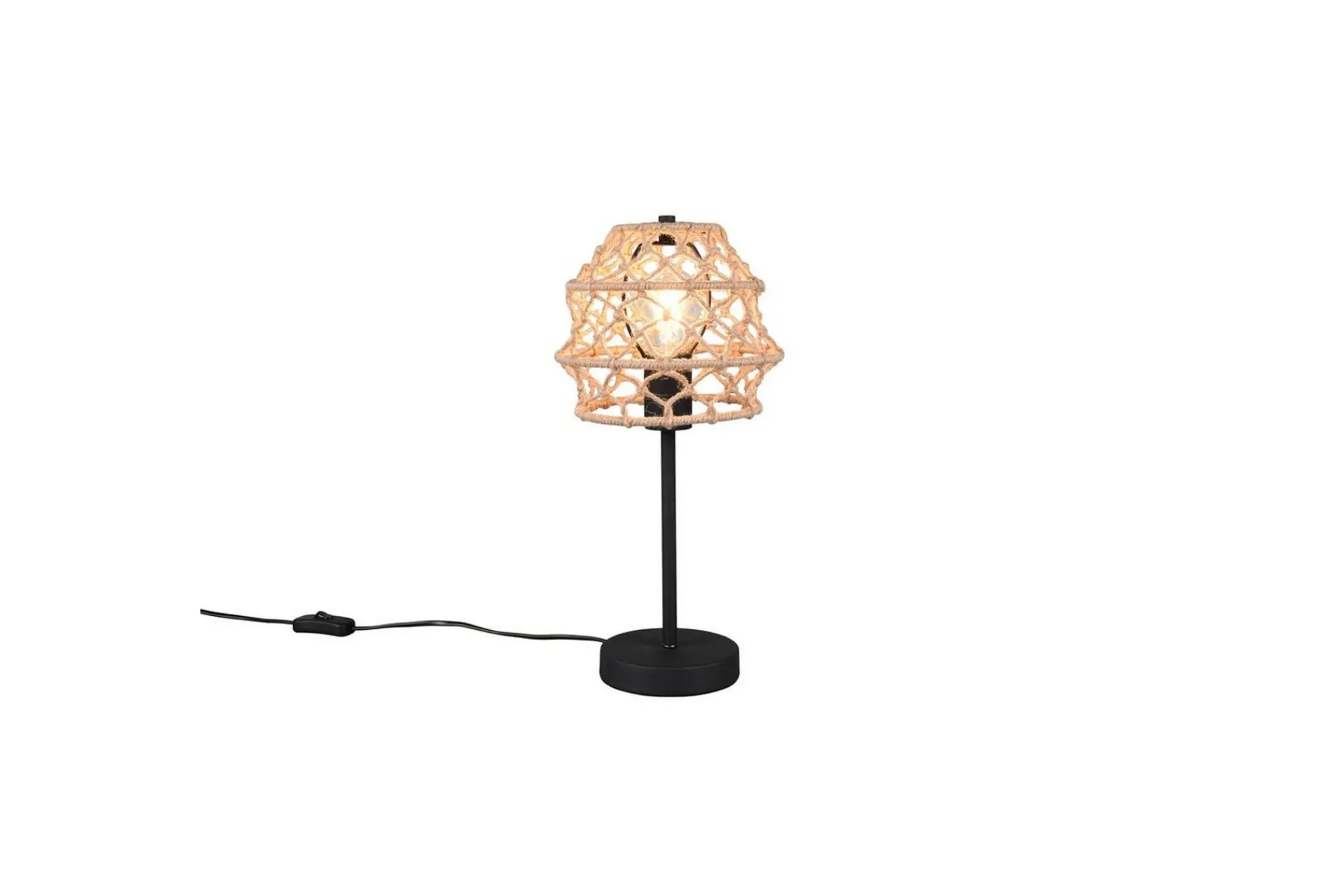 Trio Lighting Nattbordslampe|Bordlampe-Bordlampe TRIO Hive Kullgrå