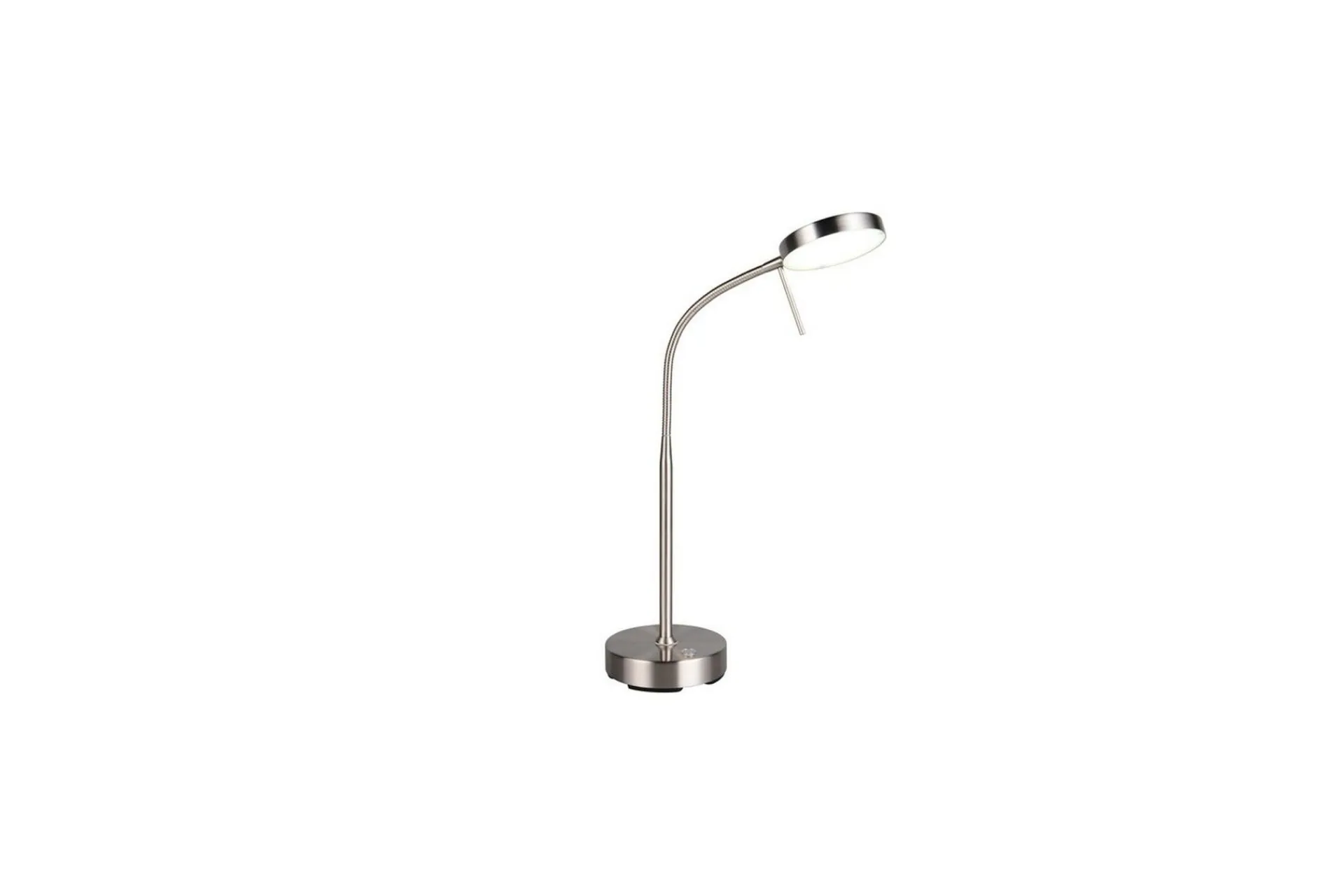 Trio Lighting Nattbordslampe|Bordlampe-Bordlampe TRIO Moreno Børstet stål Flerfärgad