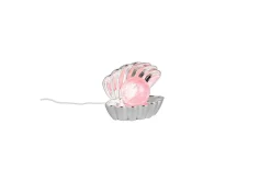 Trio Lighting Nattbordslampe|Bordlampe-Bordlampe TRIO Shelly Krom