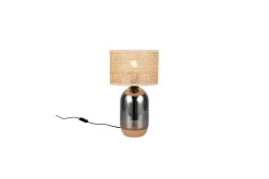 Trio Lighting Nattbordslampe|Bordlampe-Bordlampe TRIO Tara 43 cm Krom