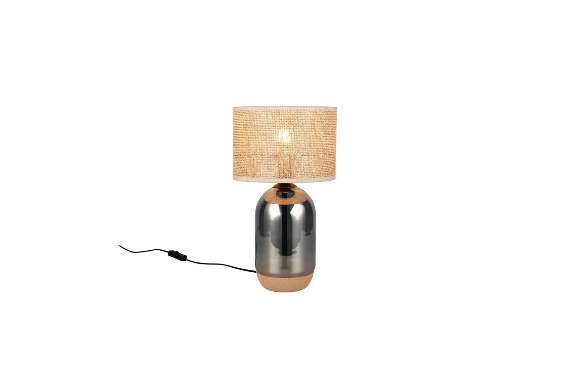Trio Lighting Nattbordslampe|Bordlampe-Bordlampe TRIO Tara 43 cm Krom