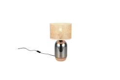Trio Lighting Nattbordslampe|Bordlampe-Bordlampe TRIO Tara 43 cm Krom