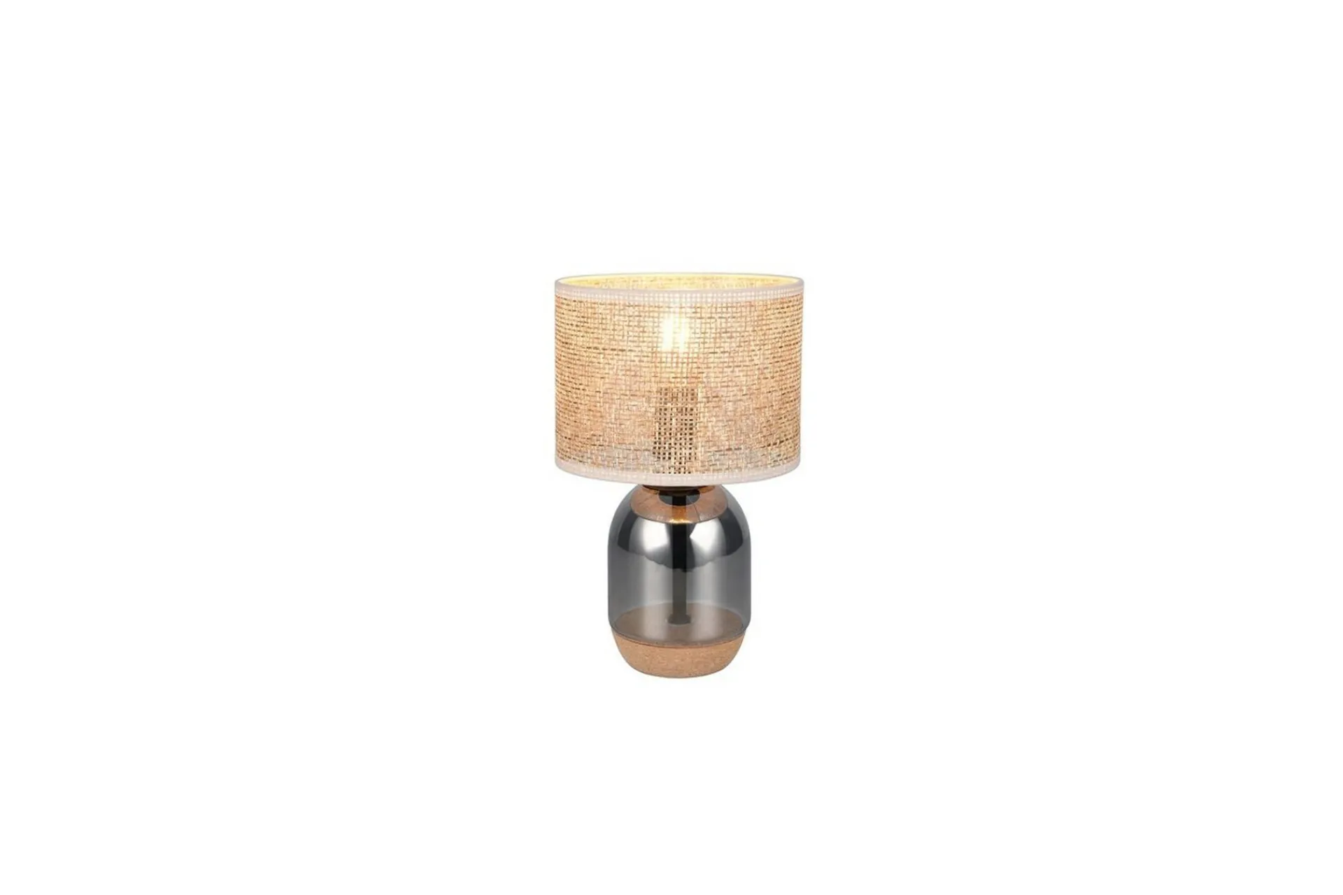 Trio Lighting Nattbordslampe|Bordlampe-Bordlampe TRIO Tara 33 cm Krom