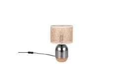 Trio Lighting Nattbordslampe|Bordlampe-Bordlampe TRIO Tara 33 cm Krom