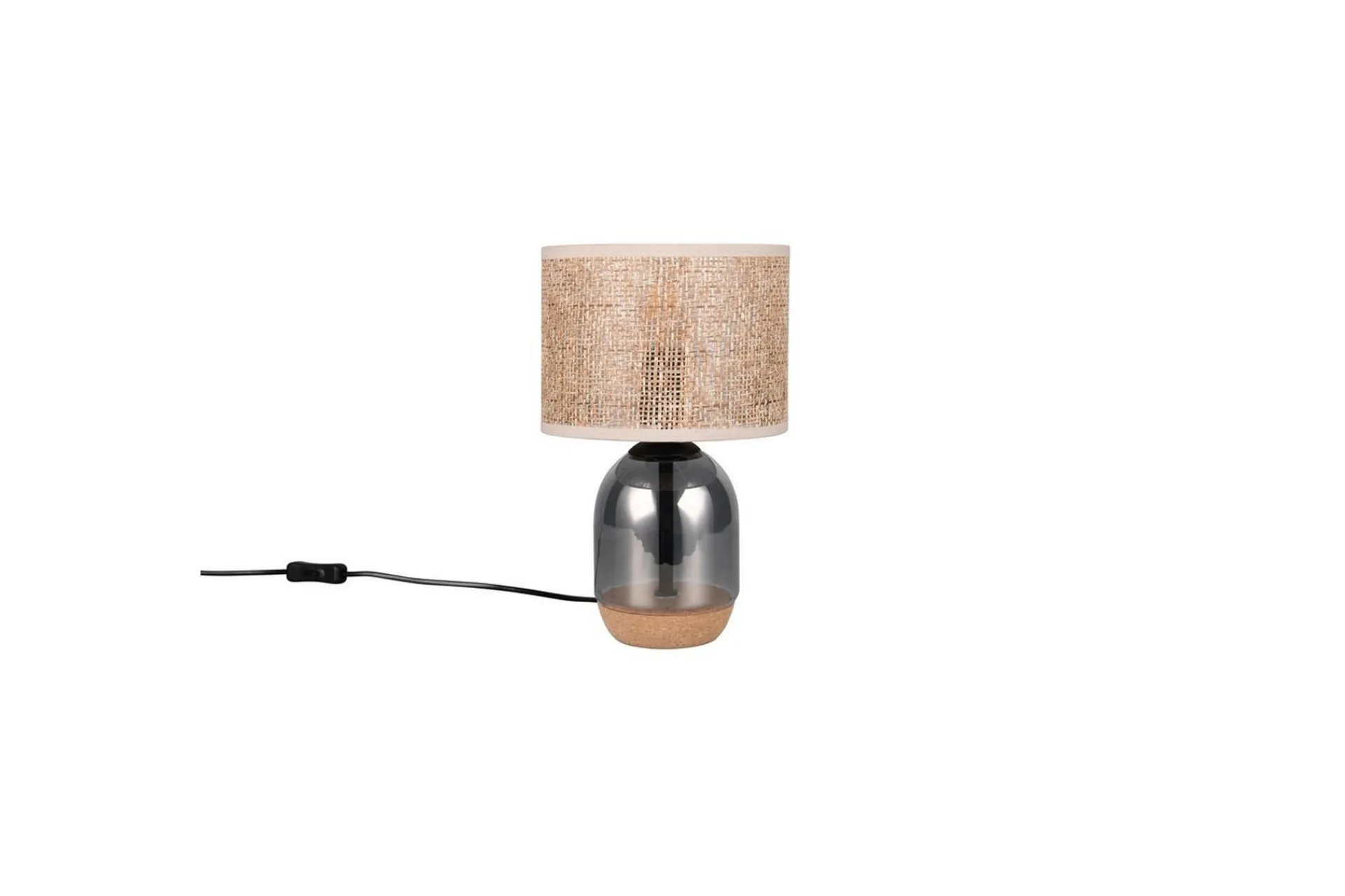 Trio Lighting Nattbordslampe|Bordlampe-Bordlampe TRIO Tara 33 cm Krom