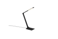 Trio Lighting Nattbordslampe|Bordlampe-Bordlampe TRIO Travis Matt Svart
